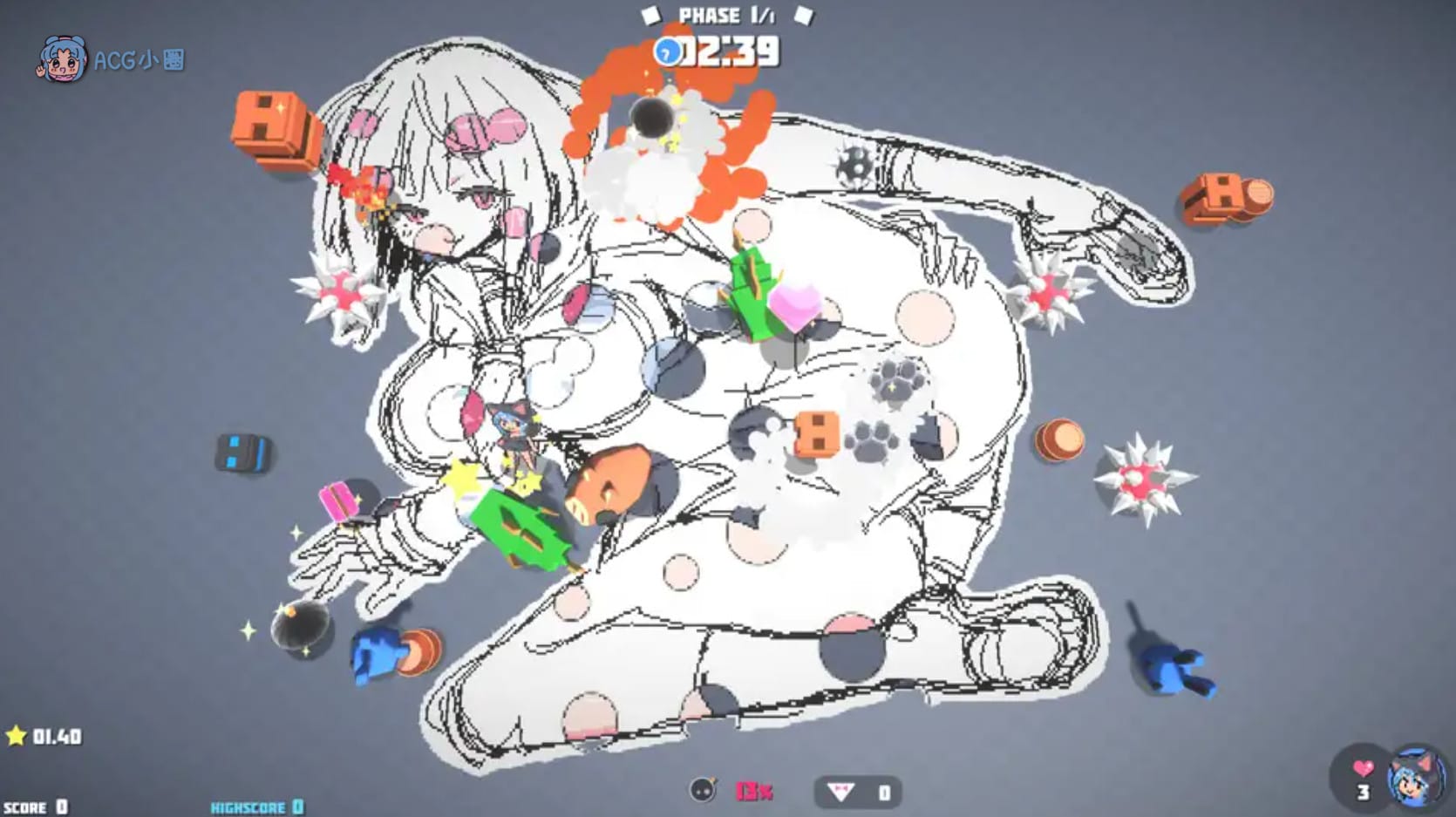 图片[5]-PC+安卓【官中SLG】炸弹猫 BomberCat Multi v2.05【4.1G】